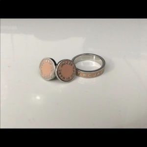 Marc Jacobs ring and earring set